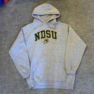 Vintage CI Sport NDSU Bison University Embroidered College Hoodie Adult Large
